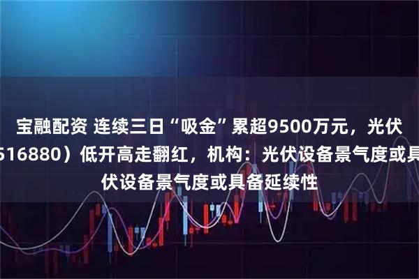 宝融配资 连续三日“吸金”累超9500万元,光伏50ETF(516880)低开高走翻红,机构:光伏设备景气度或具备延续性